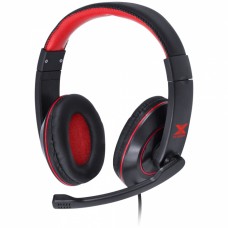 Fone Headset Gamer VX Gaming V Blade II - preto com vermelho - Vinik