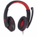 Fone Headset Gamer VX Gaming V Blade II - preto com vermelho - Vinik