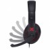 Fone Headset Gamer VX Gaming V Blade II - preto com vermelho - Vinik