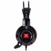 Fone Headset VX Gaming Taranis V2 P2 com microfone - preto e vermelho - Vinik