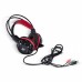 Fone Headset VX Gaming Taranis V2 P2 com microfone - preto e vermelho - Vinik