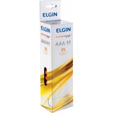 Pilha de Zinco Elgin - tamanho AAA - Caixa com 60 - 82239
