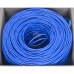 Cabo Lan U/UTP Cat5e 24AWG 4 pares capa CMX 100% cobre Azul - Cx 305m - Vinik