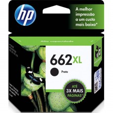 Cartucho de tinta 662XL Preto - CZ105AB - HP