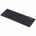 Teclado Multimídia USB Slim Dynamic 116 teclas ABNT2 resistente à água 1.8m preto DT130 - Vinik