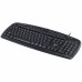 Teclado Multimídia USB Dynamic 107 teclas + 20 teclas multimídia ABNT2 resistente à água 1.8m preto DT140 - Vinik