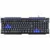 Teclado USB Gamer VX Gaming Dragon V2 ABNT2 1.8m preto com azul GT102 - Vinik