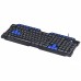 Teclado USB Gamer VX Gaming Dragon V2 ABNT2 1.8m preto com azul GT102 - Vinik