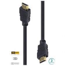 Cabo HDMI 2.0 4K Ultra HD 3D Conexão Ethernet 2m - H20-2 - Vinik