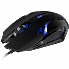 Mouse Gamer Arbor 2400 DPI com LED Azul OPM-ARBOR/BL - Mymax