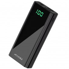 Carregador Portátil Power Bank 10000 mAh Preto e LED Indicador PB-935 - MSA-935/BK - Mymax