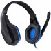 Headset Gamer VX Gamimg Ogma preto e azul estéreo com microfone - Vinik