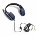 Headset Gamer VX Gamimg Ogma preto e azul estéreo com microfone - Vinik