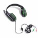 Headset Gamer VX Gamimg Ogma preto e verde estéreo com microfone - Vinik