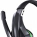 Headset Gamer VX Gamimg Ogma preto e verde estéreo com microfone - Vinik
