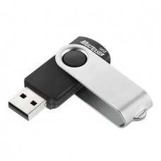 Pendrive TWIST2 Preto/Prata 16GB USB 2.0 Multilaser - PD588