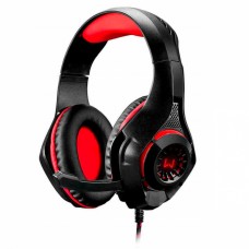 Headset Gamer Warrior Rama USB+P3+P2 LED PH219 Vermelho - Multilaser