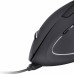 Mouse sem fio recarregável 2.4 GHZ Vertical Ergonônico Power Fit 1600 DPI preto USB - PM300 - Vinik