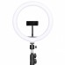 Kit Ring Light LED 26cm 10 pol com tripé 1,65m e suporte para celular até 8'' - RL26 - Vinik