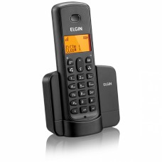 Telefone sem fio com identificador de chamadas e viva-voz TSF8001 Preto - ELGIN