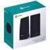 Caixa de som 2.0 USB 6W RMS One preta - VS-202 - Vinik